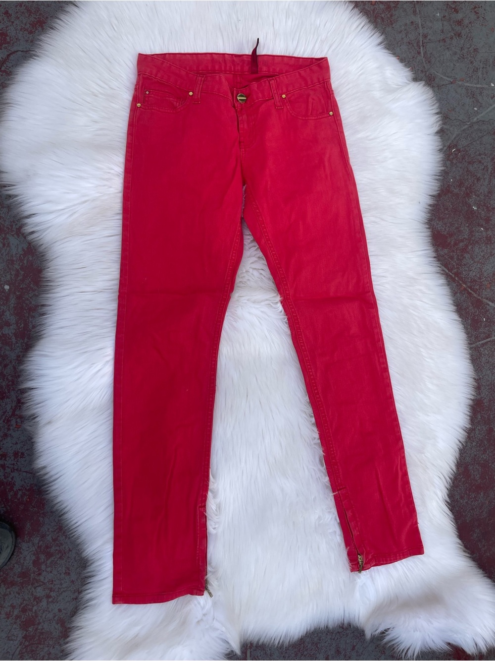 Vintage G by Guess Women's Skinny Jeans in Red